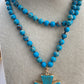 BLUE CROSS NECKLACE