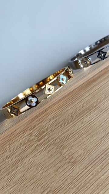 LV FLOWER BANGLE