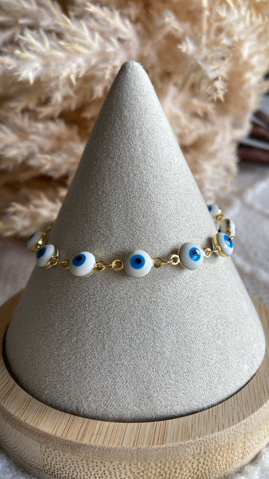 BRACELET WITH ROUND EYES