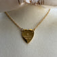 GG HEART NECKLACE GOLD