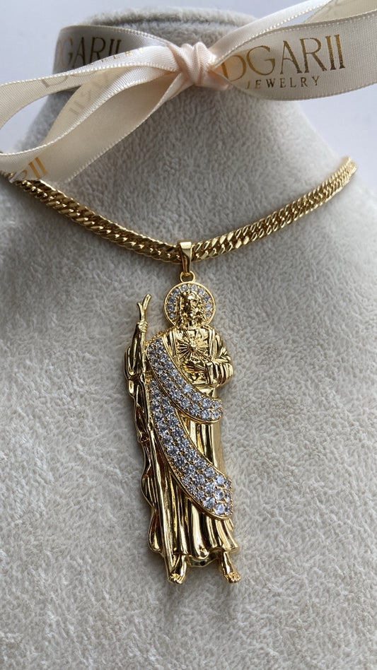 CHAIN WITH SAN JUDAS TADEO CHARM