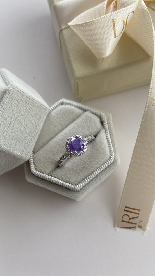 PURPLE STONE RING