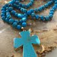 BLUE CROSS NECKLACE