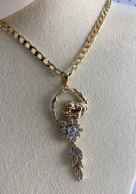 CHAIN WITH MERMAID CHARM