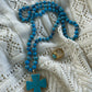 BLUE CROSS NECKLACE