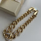 ELEGANT CUBAN LINK BRACELET SOME STONES